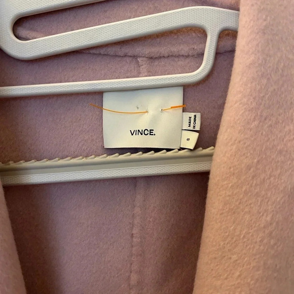 Vince Asymmetric Draped Wool Coat Size s - Picture 5 of 6